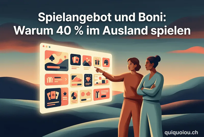 Spielangebot und Boni: Warum 40 % im Ausland spielen